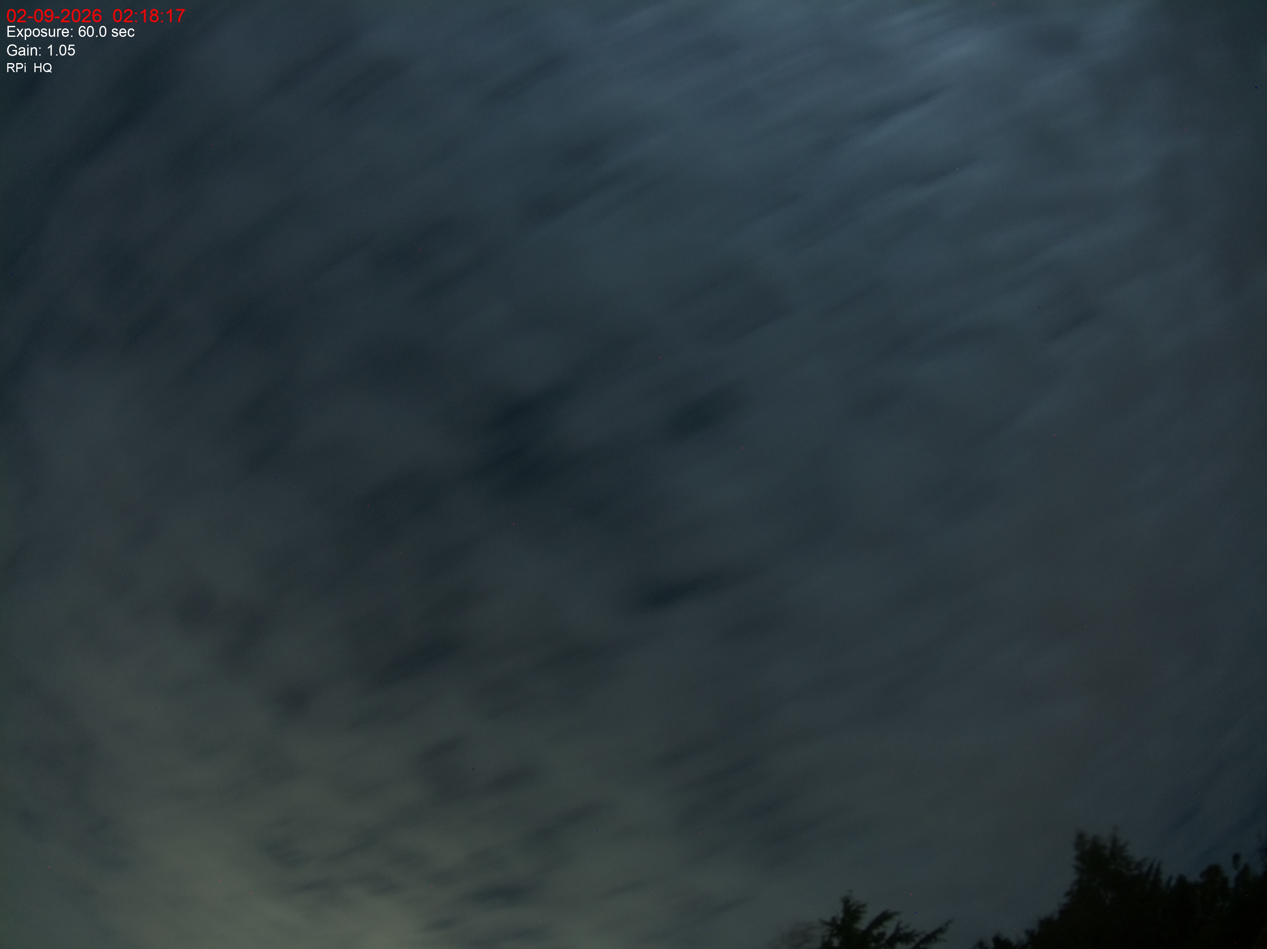 Latest AllSky camera view from MarsChapel Observatory